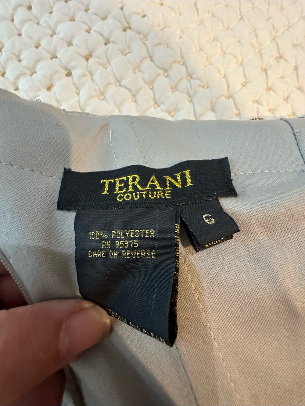 Terani Couture - One Shoulder Floral Cocktail Dress - Picture 10 of 16